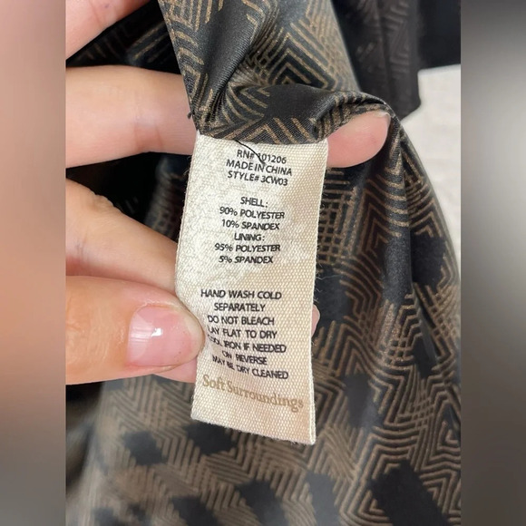 Soft Surroundings NWT Stonehaven Plaid Duster Coat Cardigan Jacket Women’s Sz PM - Picture 11 of 15